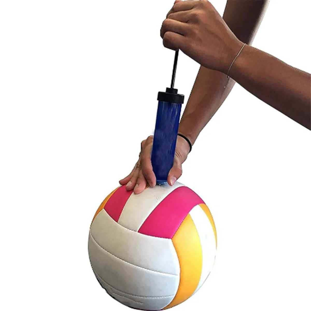 Aguja de inflado de bomba de bola ecológica, aguja de bomba de aire de acero inoxidable para inflar fútbol, baloncesto y voleibol, 3 uds.