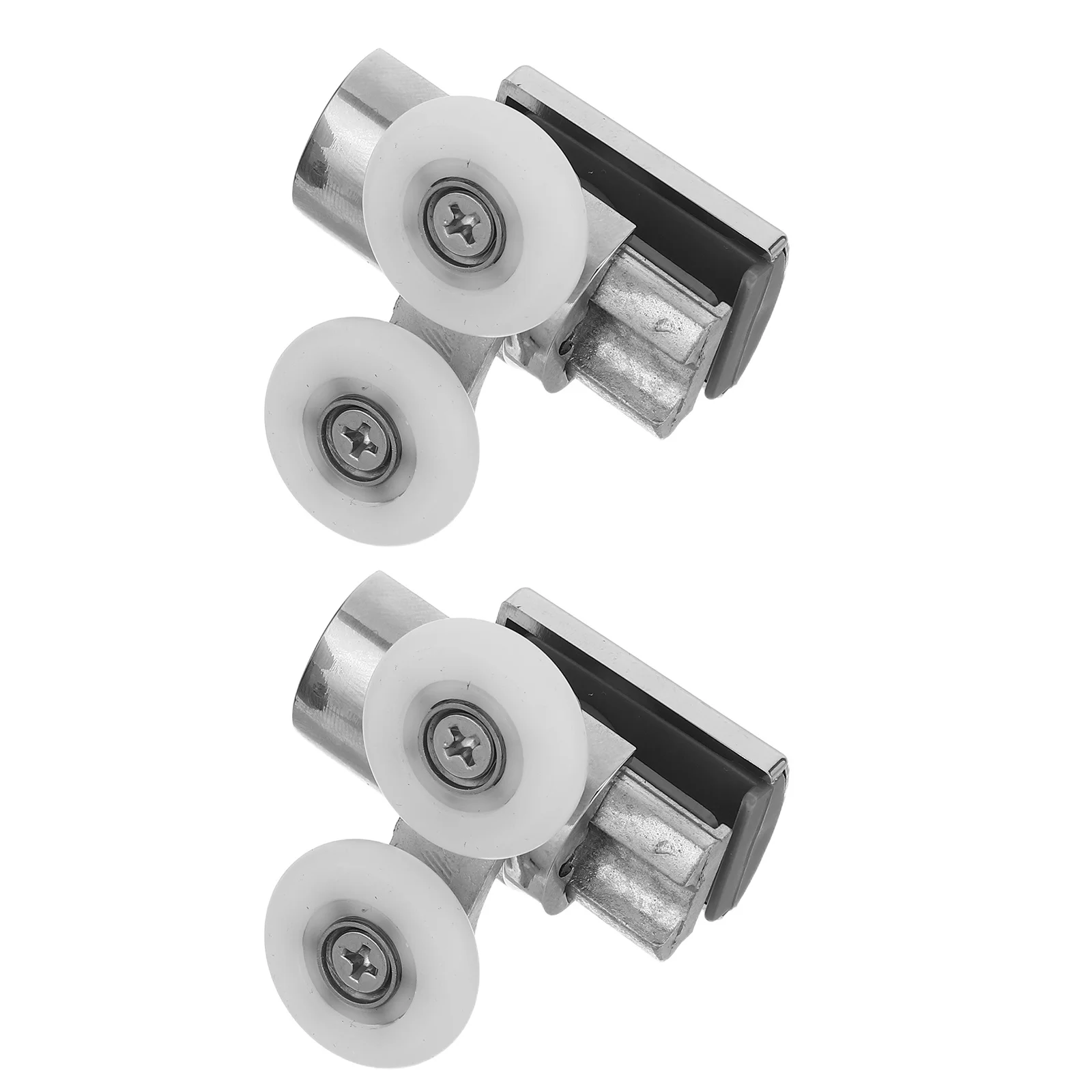 

2pcs 23Mm Shower Door Rollers Set Sliding Glass Door Casters Smooth Quiet Durable Bathroom Hardware Replacement Parts