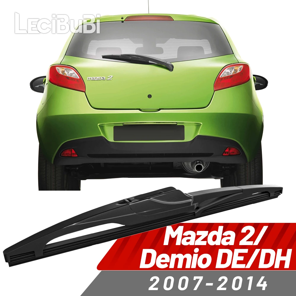 Rear Windshield Wiper Blade Windscreen Wipers Accessories For Mazda 2 Demio DE DH 2007-2014 2008 2009 2010 2011 2012 2013