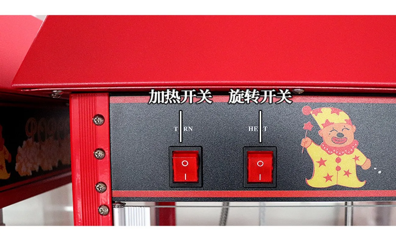Supermarkets and cinemas specialize in factory popcorn machines