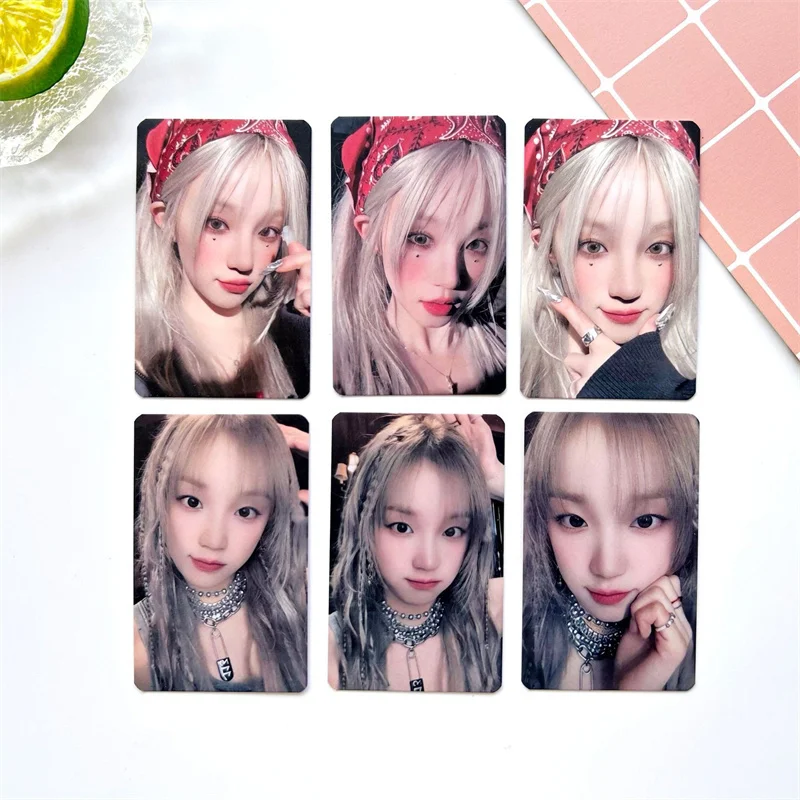 Imagem -04 - Kpop Gidle Canção Yuqi Álbum Yuq1 Soio Presente Colecionável hd Cartão Lomo Edição Especial g I-dle Cartão Foto Alta Qualidade Pcs por Conjunto