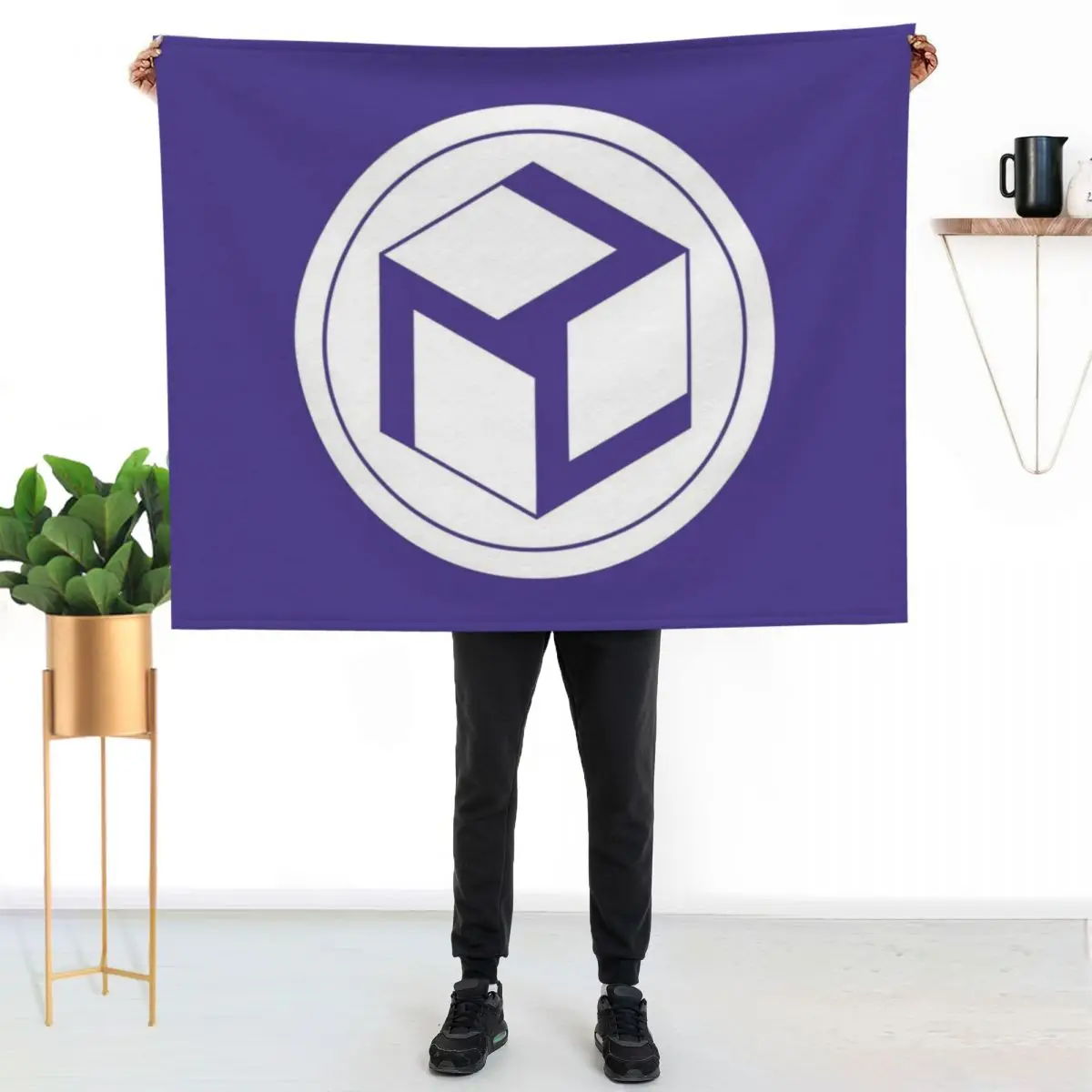 

Female Antahkarana - Yin Antahkarana Throw Blanket Fluffy Cozy Throw Blanket for Home Decor