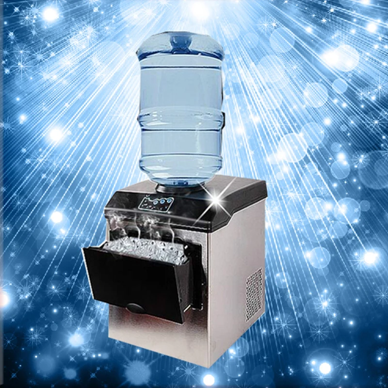

Commercial Household Small Milk Tea Shop Ice Machine Manual Bottled Water Ice Machine In The Dormitory Bar