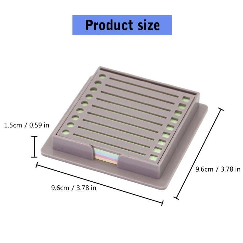 Caixa suporte para bloco memorando com notas para o titular do bloco notas com modelo com modelo