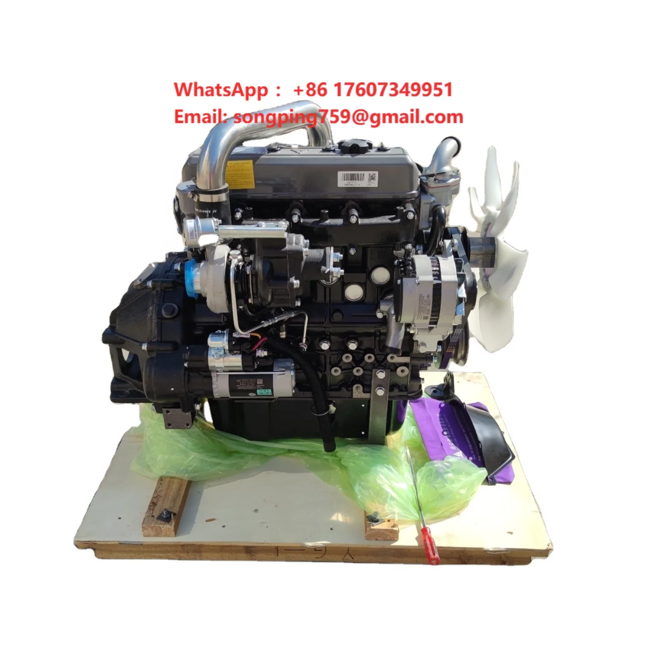 Xinchai A498BZG Engine Parts Wheel Excavator Diesel Engine Assembly Diesel Engine Water-cooled Electric Water-cooled 4-stroke