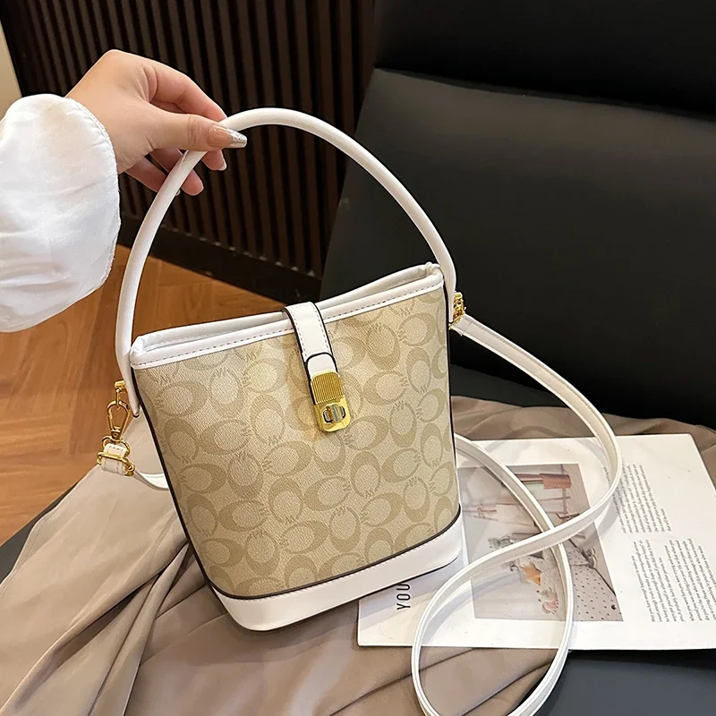 

Simple High-End Diaper Bags For Women Minimalist Elegant Leather Shoulder Bag Vintage Designer Fashionable Tote