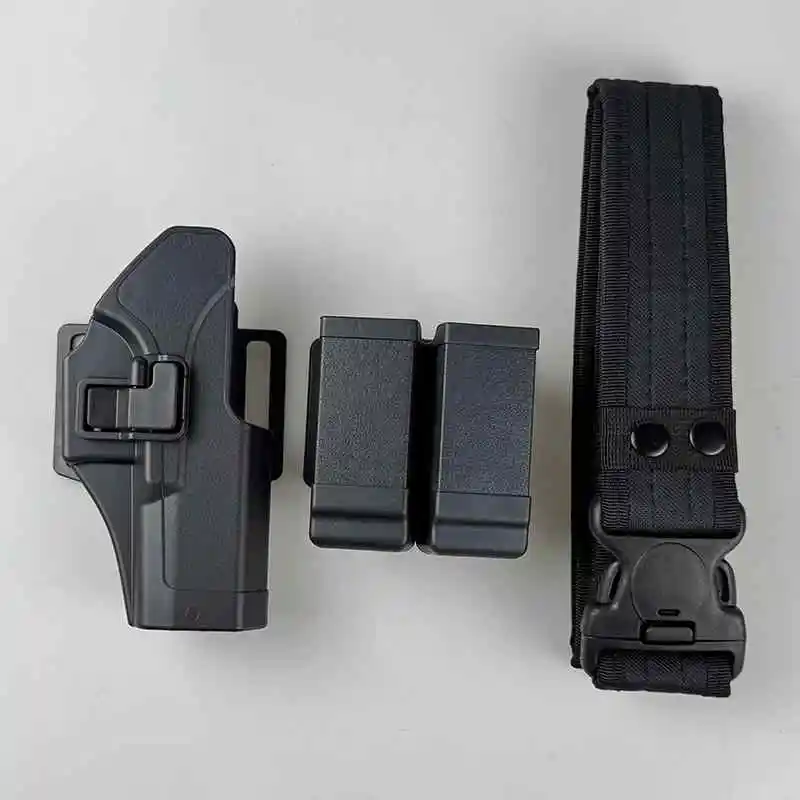 Tactical Belt Set Airgun Belt Quick-Draw Holster G17 N1 P1 G19 G18 G22 G26 Universal Magazine Holster for Hunting Shooting