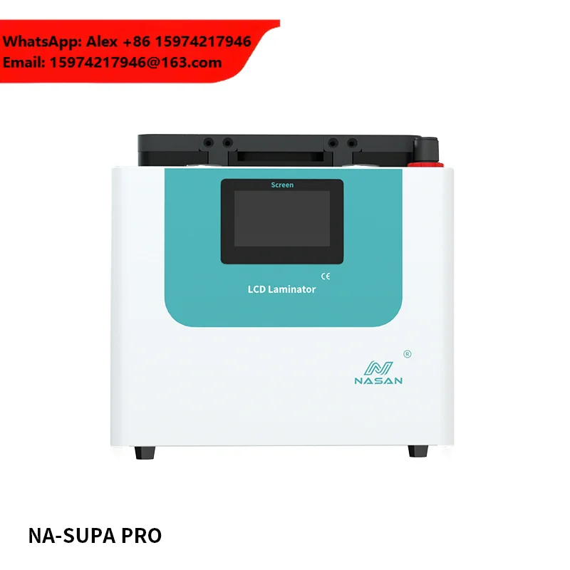 NASAN NA-SUPA PRO OCA Laminating Machine And Bubble Remover For Curved Flat LCD Screen Touch Repair Built In Pump
