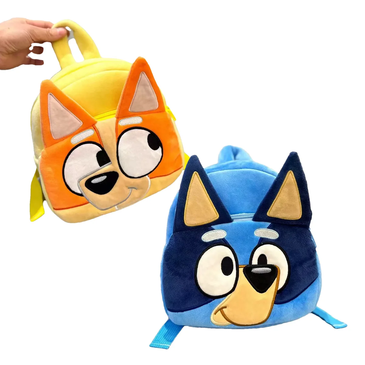 Cartoon Bluey Family Cosplay Kindergarten Children Schoolbag Bluebin Dog Backpack Cute Blue Orange Dog Backpack Children Gifts