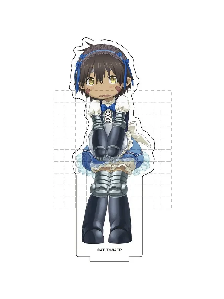 Game Faputa Riko Nanachi Maruruku Marulk Prushka Acrylic Stand Figure Doll Anime Keychain Toy Keyring for Gift