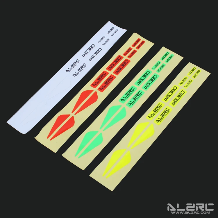 ALZRC - Devil 380 / 420 / R42 FAST Replacements Landing Skid Sticker DIY Devil 380 420 R42 FAST 3D Helicopter