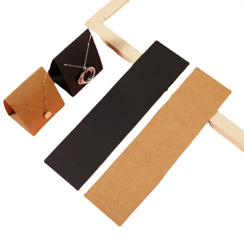 20pcs/lot Thickened Foldable Earring Display Cards Paper Earings Holder Packing Hang Tag For Diy Craft Jewelry Packaging Making