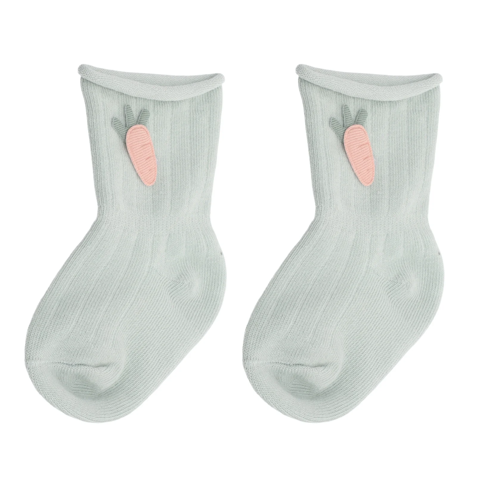 

1Pair Baby Socks Newborn Mid-Calf Cartoon Cotton Breathable Non Slip Grip Toddler Walking Socks Sock for New Born