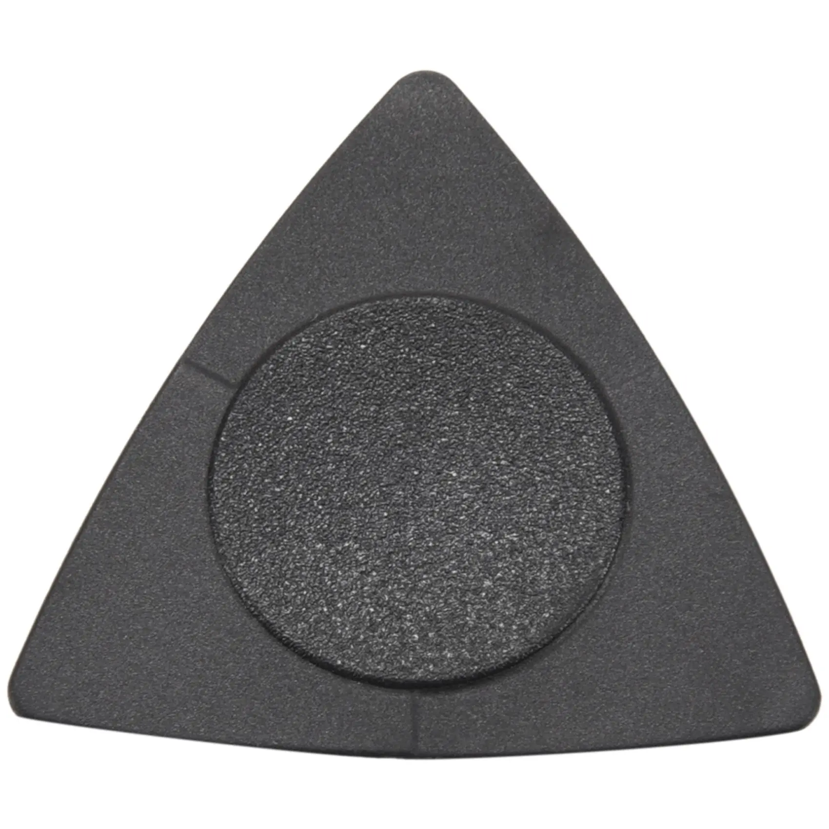 Flanger-púas triangulares para guitarra, 10 piezas, 1,0, 0,75, 0,5mm de grosor en Material PC + ABS, estilo antideslizante, color negro