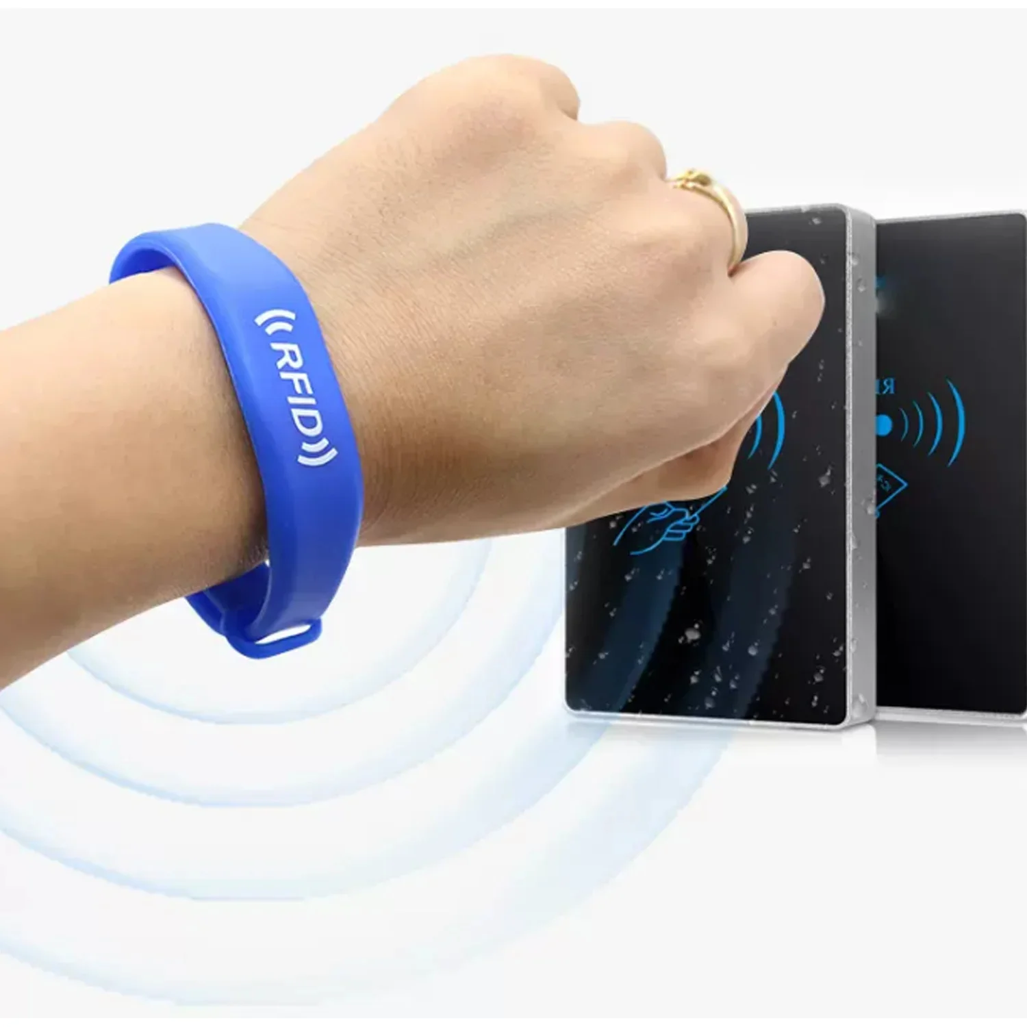 5pcs 13.56MHZ CUID Writable Bracelet Waterproof Silicone Wristband RFID Smart Chip Tag IC Copy Badge ISO14443A Clone Token Key