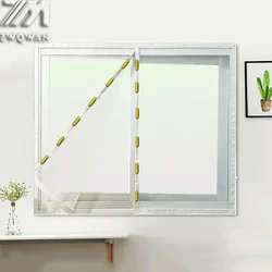 Custom white magnetic gauze window mesh mosquito repellent household mosquito net magnetic gauze curtain invisible gauze mesh
