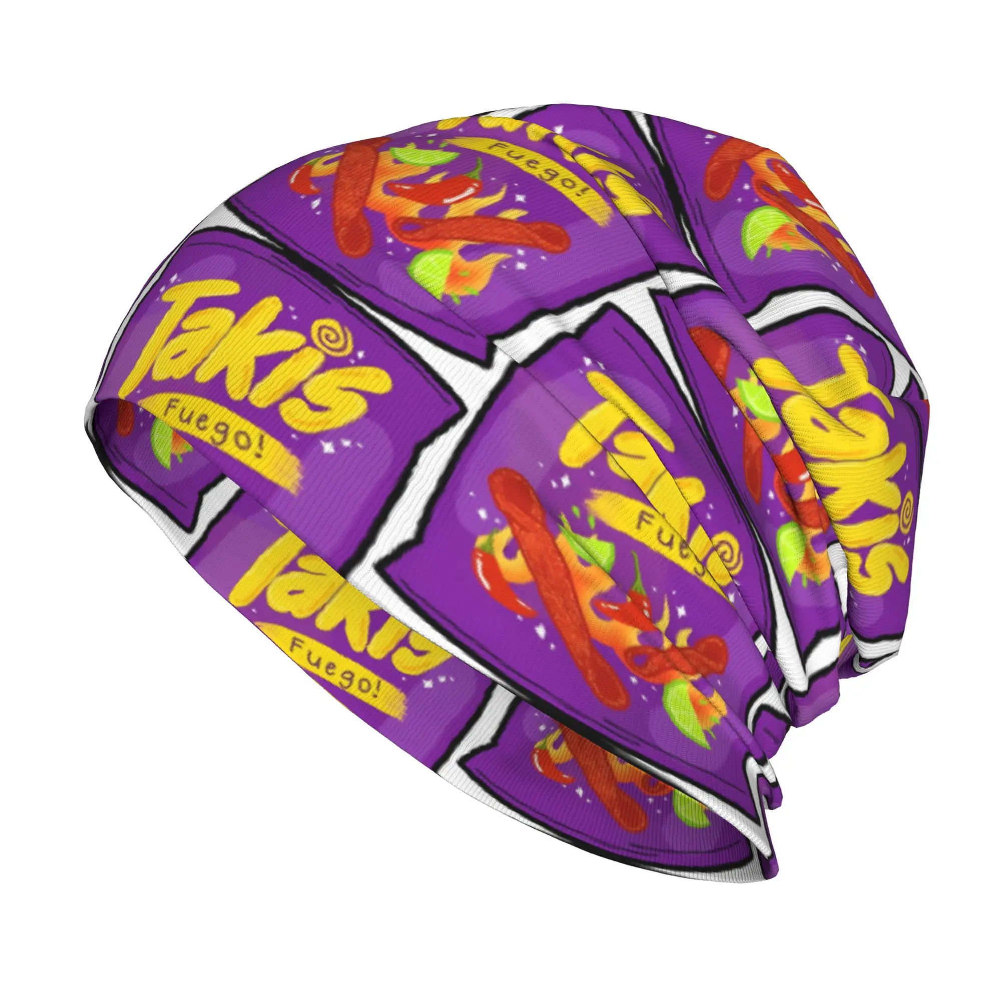 Purple Snacks Outdoor Caps For Men Women Takis Beanies Ski Caps Soft Bonnet Hats Skullies & Beanies Hat
