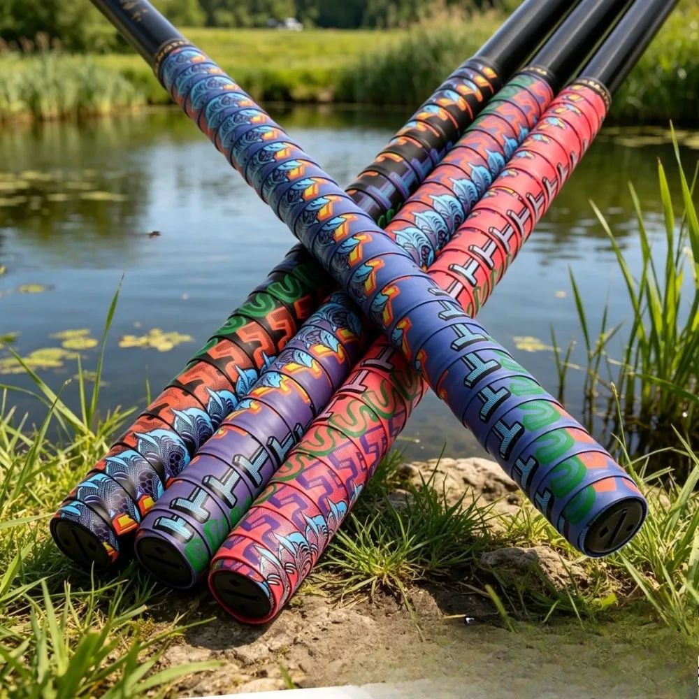 Fishing Rod Grip Tape, Extended Keel Handle Wrap, Non-slip Sweat Absorbent Fishing Rod Handle Tape for Outdoor Fishing