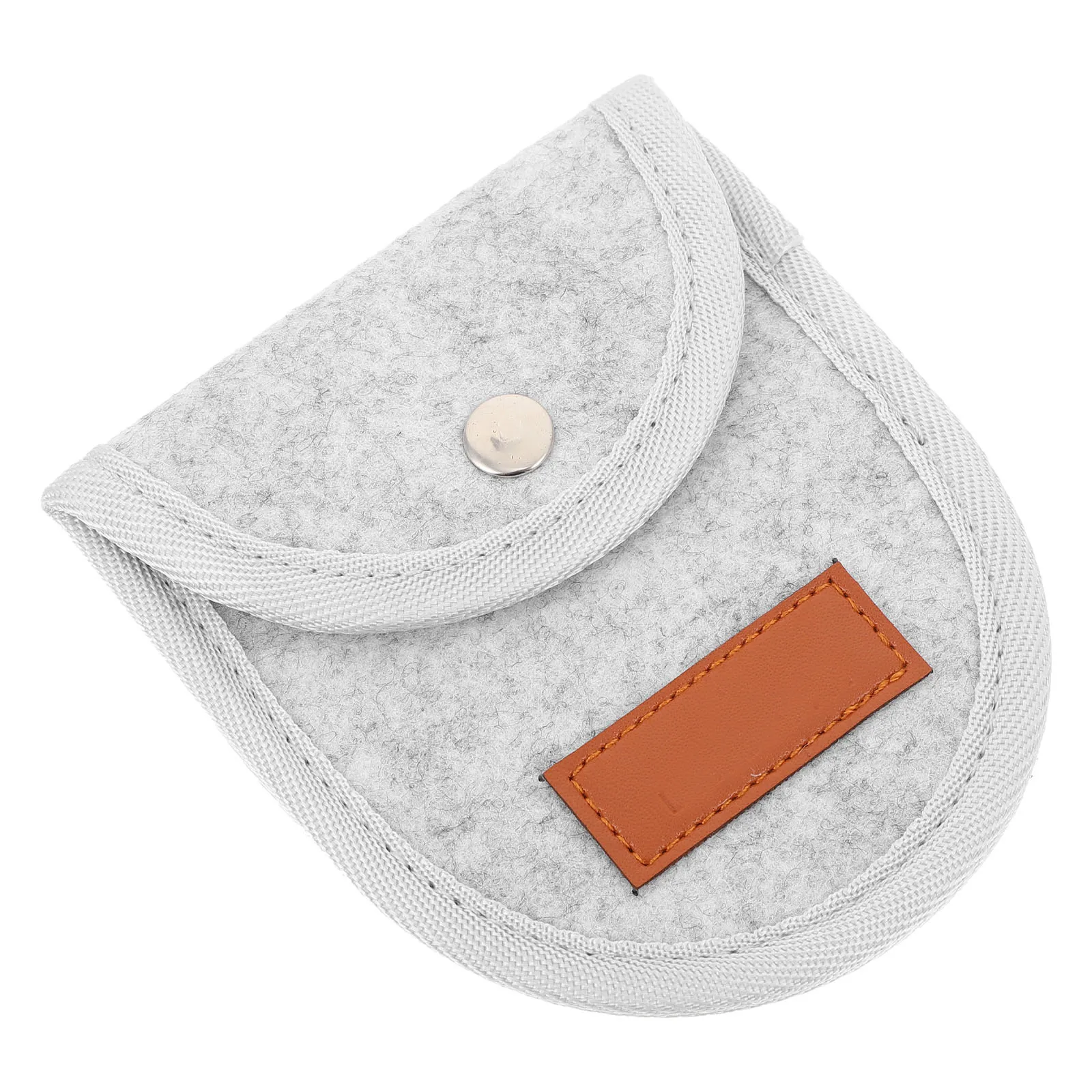

Felt Material Guitar Picks Holder Lightweight Compact Size Zipper Case For Ukulele Bass Strong Clamp Fixed Beautiful