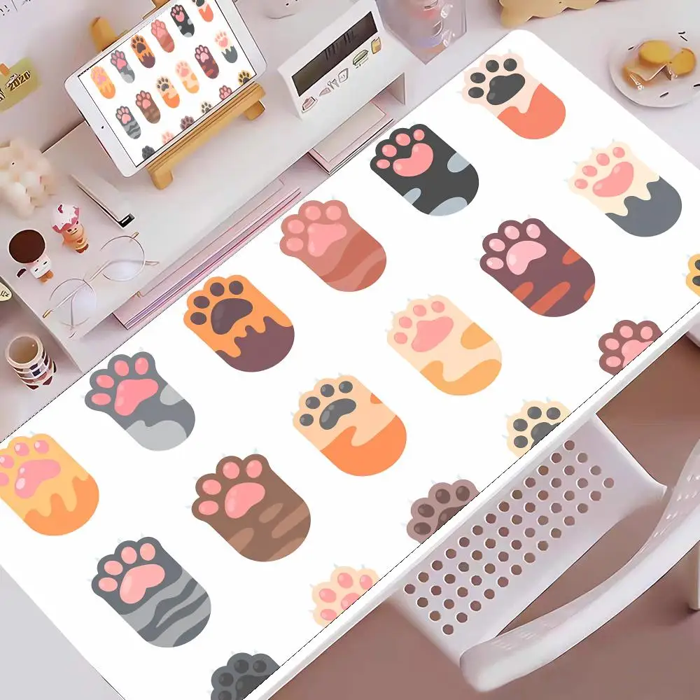 

Cartoon Cat Paws Mouse Pad E-sports gaming mouse pad oversized personalized desk pad keyboard mouse pad