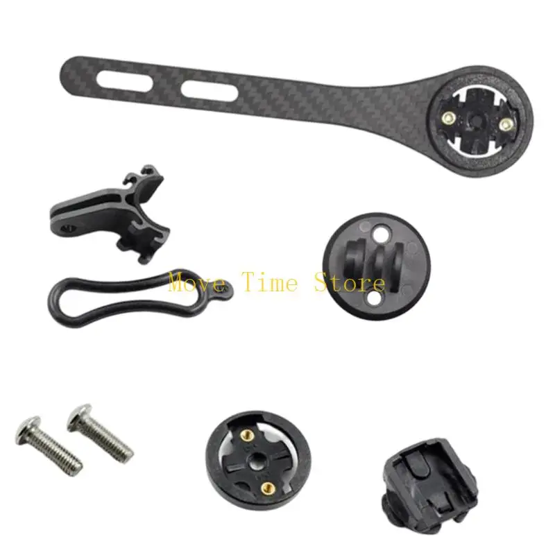 92ME Universal Carbon Fiber Bike Computer Mount Light Weight Cycling Brackets Quickly Release Sport Camera Brackets