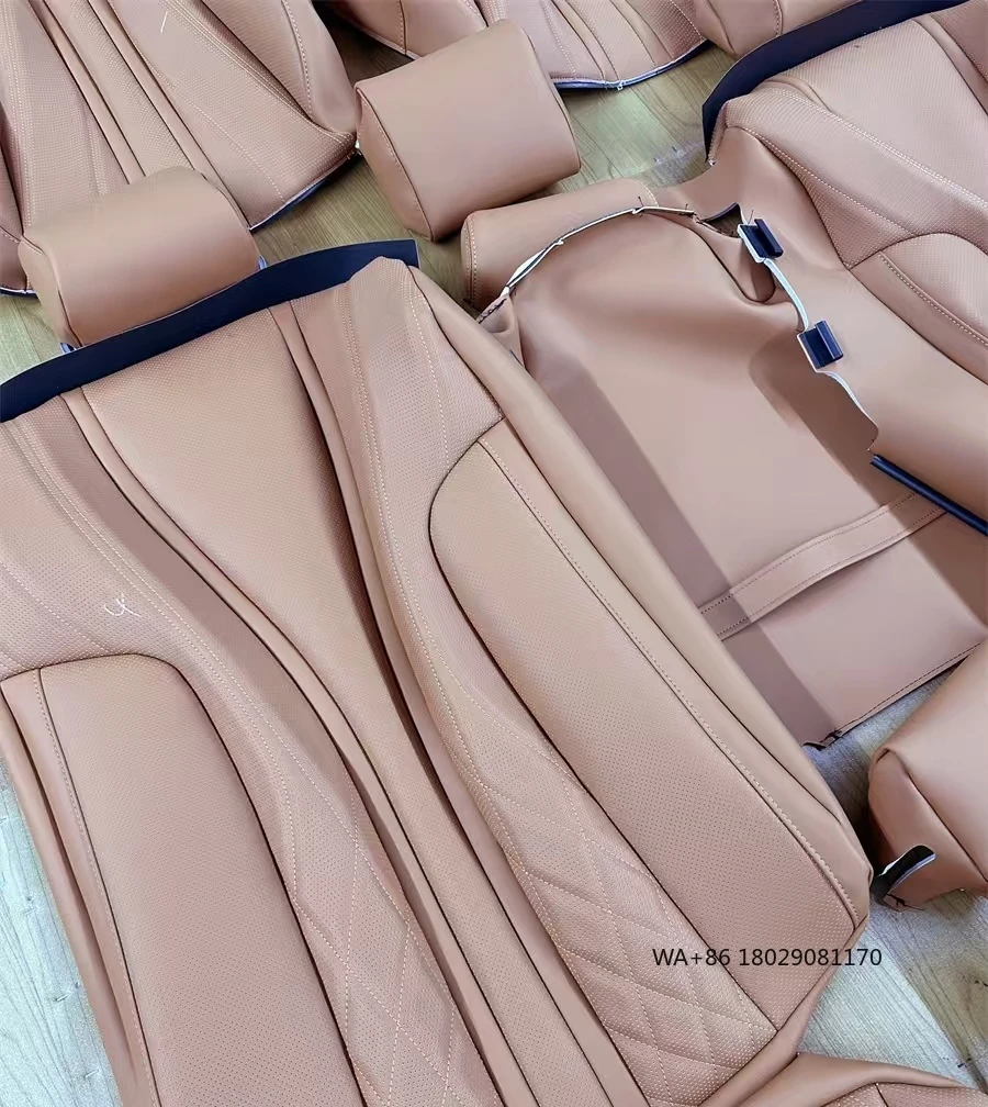 

Изготовленный на заказ кожаный полный сменный чехол на автомобильное сиденье Nappa для Bens S Series 2004-2024