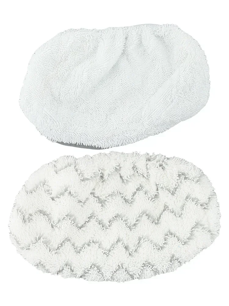 

New Practical Mop Pad Washable Gray Microfiber Parts Replacement Spare 2pcs White Accessories For Bissell 1132