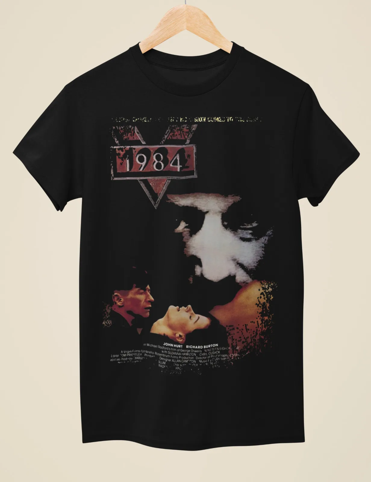 

1984 - Movie Poster inspired Unisex Black T-Shirt