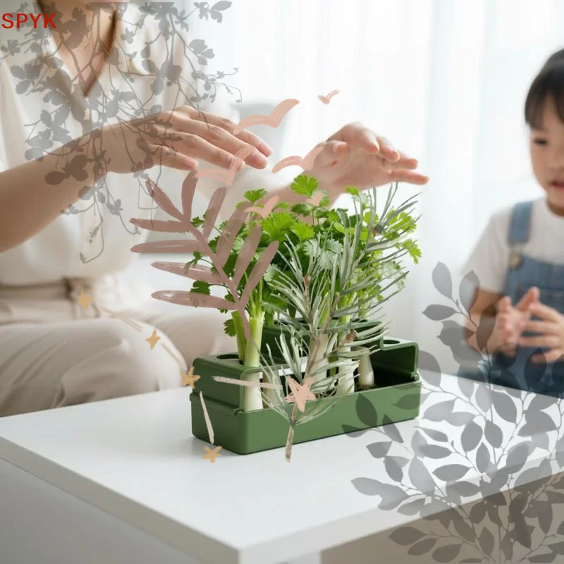 Hydroponic System Specifically Designed For: Scallion Cultivation Repeated Growth
