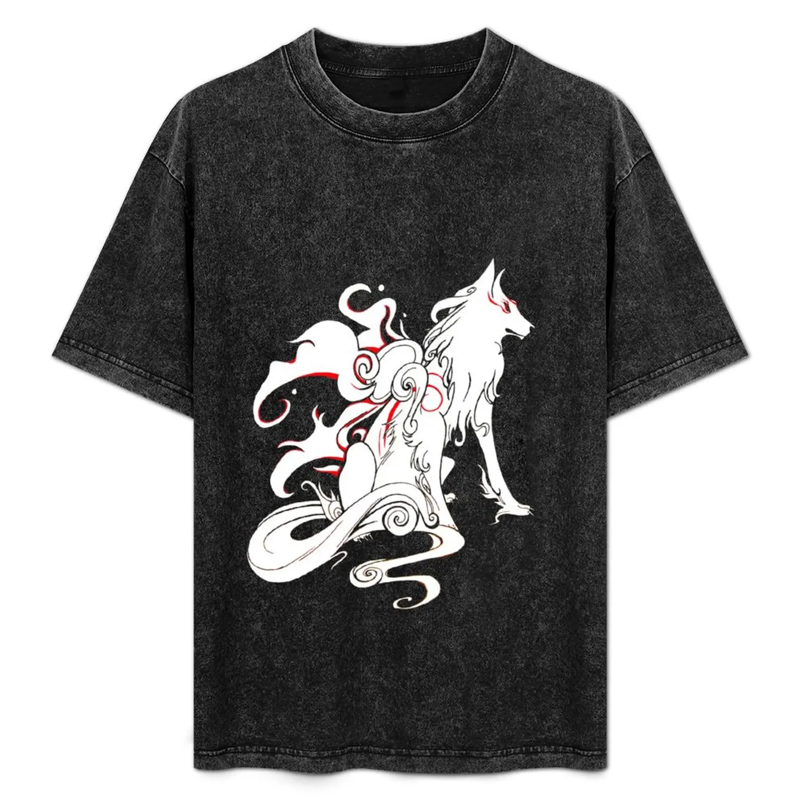 

Okami - Amaterasu, goddess of sun and light T-Shirt Plus Size Outdoor Casual Top