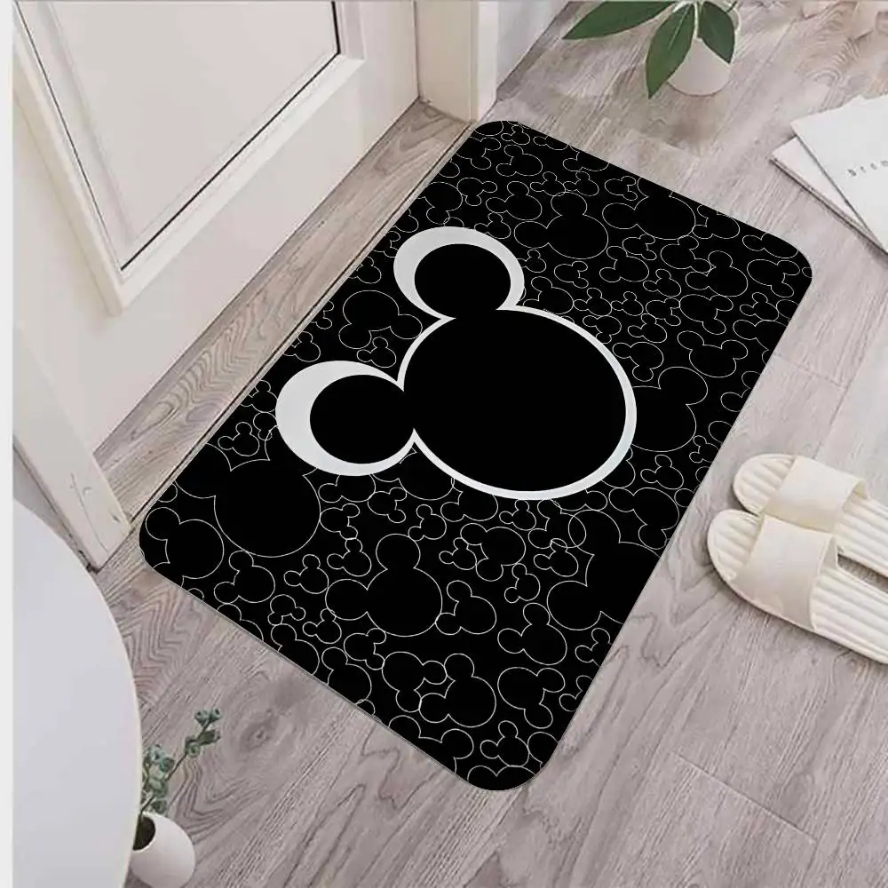 Alfombra de Mickey, alfombra antideslizante para baño, alfombra para puerta, alfombra decorativa para el hogar, alfombra para puerta de entrada, alfombra resistente a los arañazos