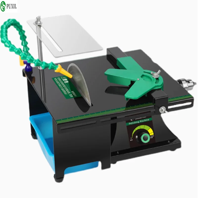 Multi functional table saw stone polishing tool, small jade cutting, carving, punching integrated machine 1850W 220V