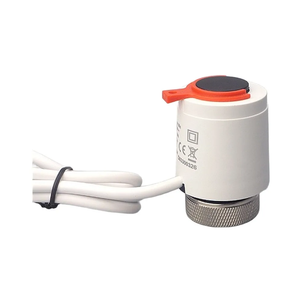 Underfloor Heating Electric Actuator with Two-Wire Connection for Reliable Operation in Residential Heating Applications
