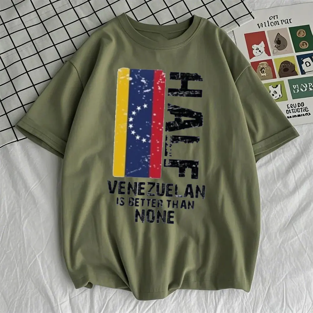 فنزويلا تي شيرت Hasta El تي شيرت نهائي كون فنزويلا تي شيرت للجنسين النساء الرجال تي شيرت فريد Crewneck ملابس الشارع الشهير #5