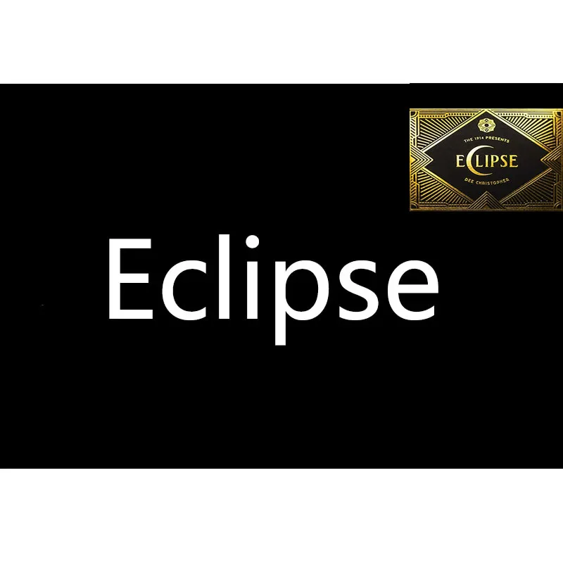 

Eclipse by Dee Christopher Magic Tricks ESP Card Prediction Magia Street Close Up Illusions Prop