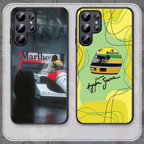 A-Ayrton S-Senna F1 Racing Phone Case For Samsung Galaxy S25 S23 S24 FE S22 S20 S21 S10 S9 Plus lite Ultra FE S30 Note 20 10