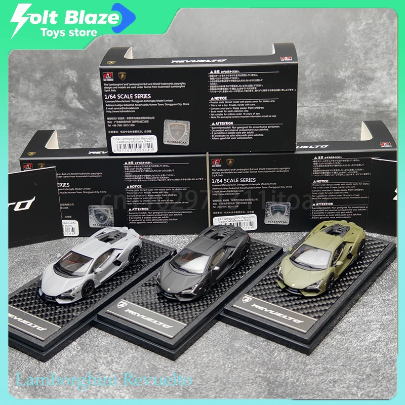 

ЖК-дисплей 1/64 Lamborghini Revuelto Hardtop, суперкар, имитация сплава, модель автомобиля, настольный статический дисплей, модели для мальчиков, игрушки на день рождения, подарки