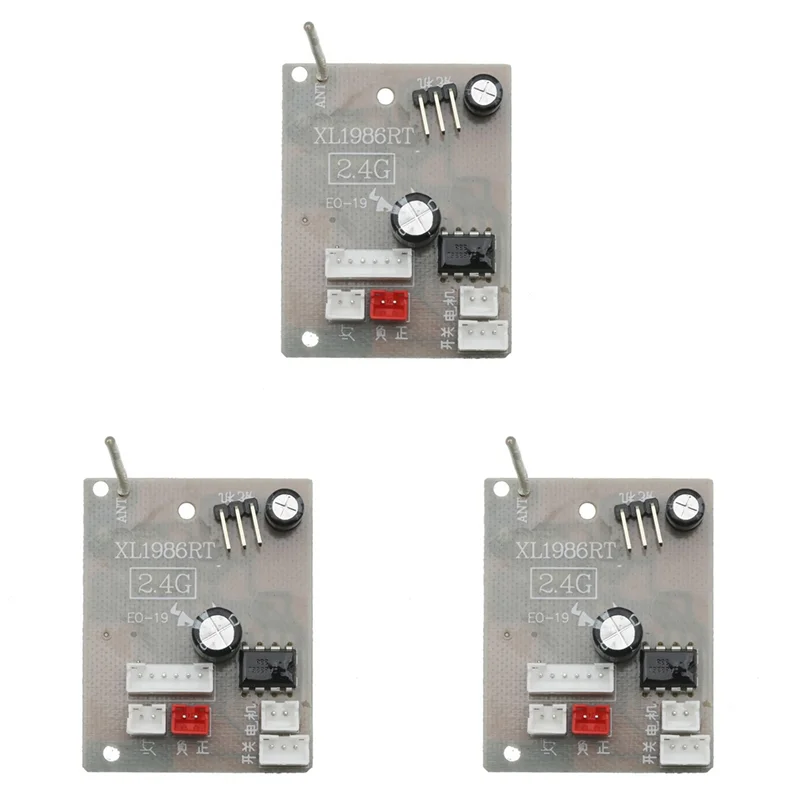 ABGN 3X 2.4G كامل النطاق اللوحة الرئيسية استقبال مجلس لوحة دوائر كهربائية ل MN78 MN82 1/12 RC إكسسوارات قطع غيار السيارات