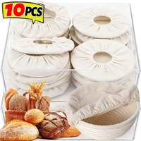 Baking Cloth Covers Sourdough Starter Jar Elastic Cloth Covers Round Bread Proofing Cloth Liner Bread Fermentation Basket Cover