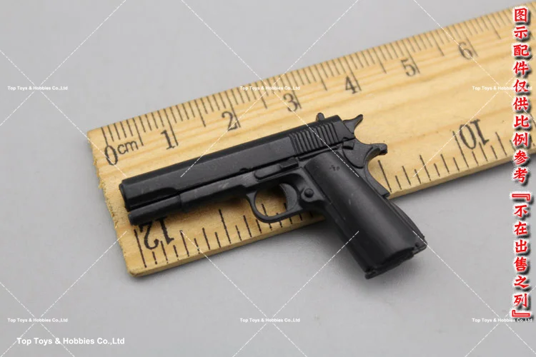 In Stock 1/6 Mini Weapon Model M1911 M1896 P38 PPK Revolver Pistol Handgun Fit 12\'\' Soldier Action Figure Dolls Accessory