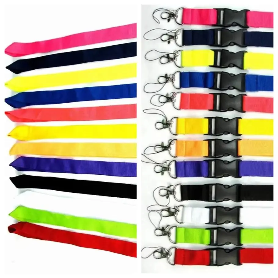 500pcs Detachable Keychain Straps Hanging Neck Lanyard Mobile Phone Charm for ID Card USB Badge Keycord DIY Hang Rope
