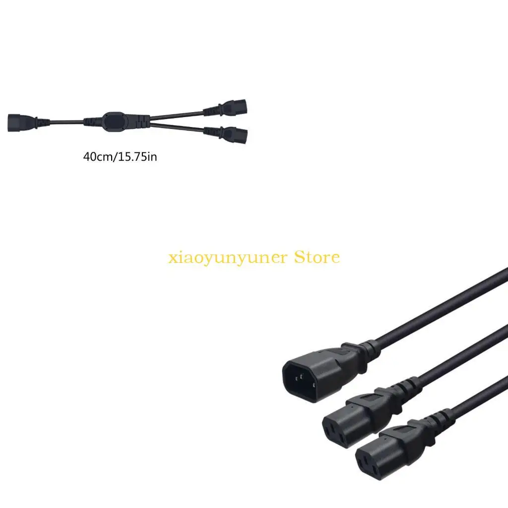 

P9JB Разветвитель питания компьютера, кабель питания IEC320 C14 на 2 × C13, американский стандартный 3-контактный удлинительный