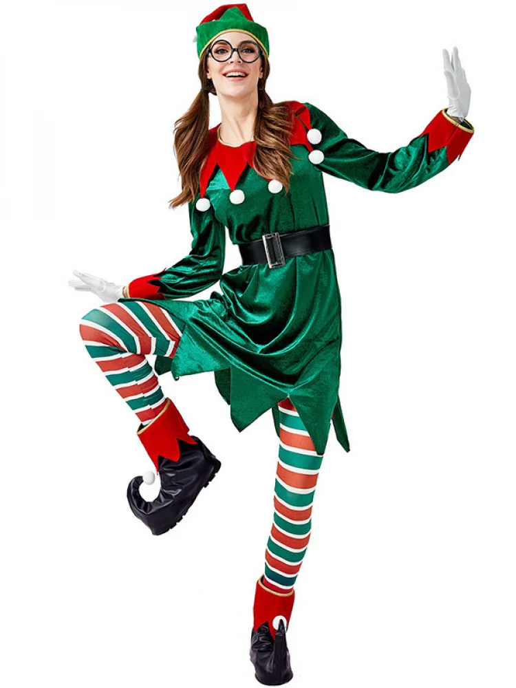 

Новый костюм эльфа Cisas 2025 для косплея и выступлений, одежда для взрослых, наряд Cisas с эластичным поясом для сценических выступлений