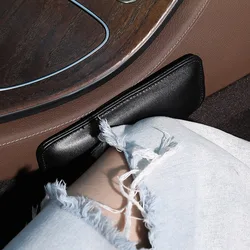Auto Kniekussen Lederen Kniebeschermer Voor Auto-interieur Kussen Comfortabel Traagschuim Universele Truck Dij Ondersteuning Auto Accessoires