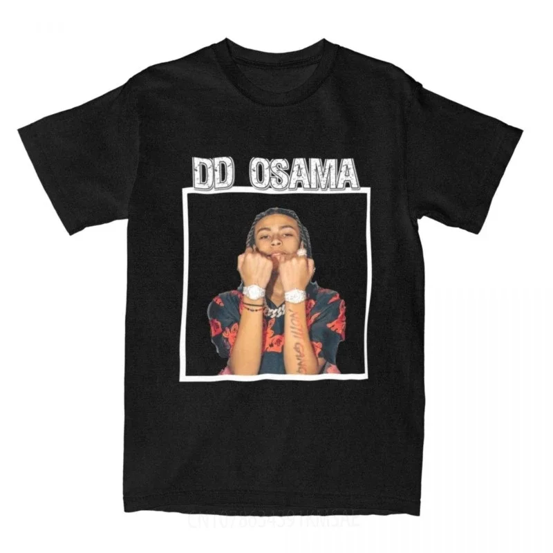 Dd Osama Hiphop Rapper Men Women's T Shirts Accessories Humorous Tee Shirt T-Shirts Cotton Summer Clothing