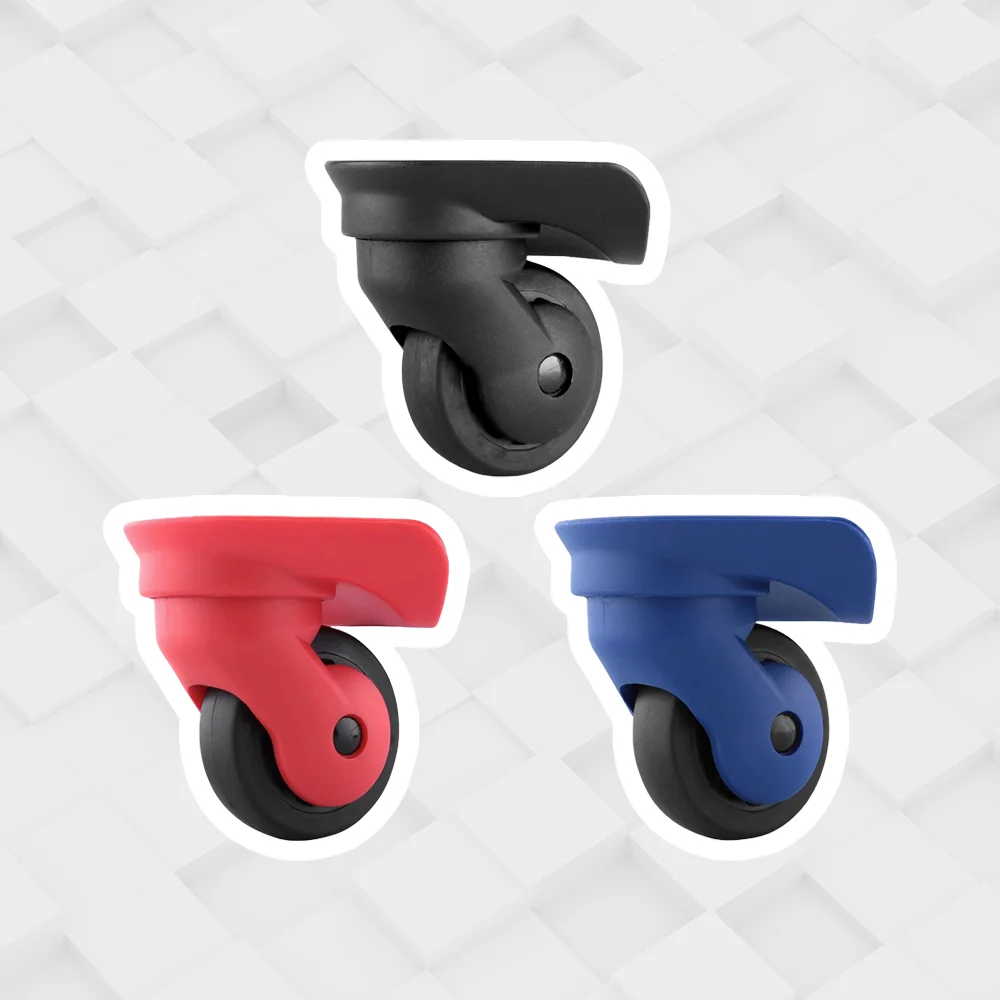 

4 шт., дорожная тележка, чемодан, колесо, универсальные аксессуары, коробка, чемодан, гибкий нескользящий ролик