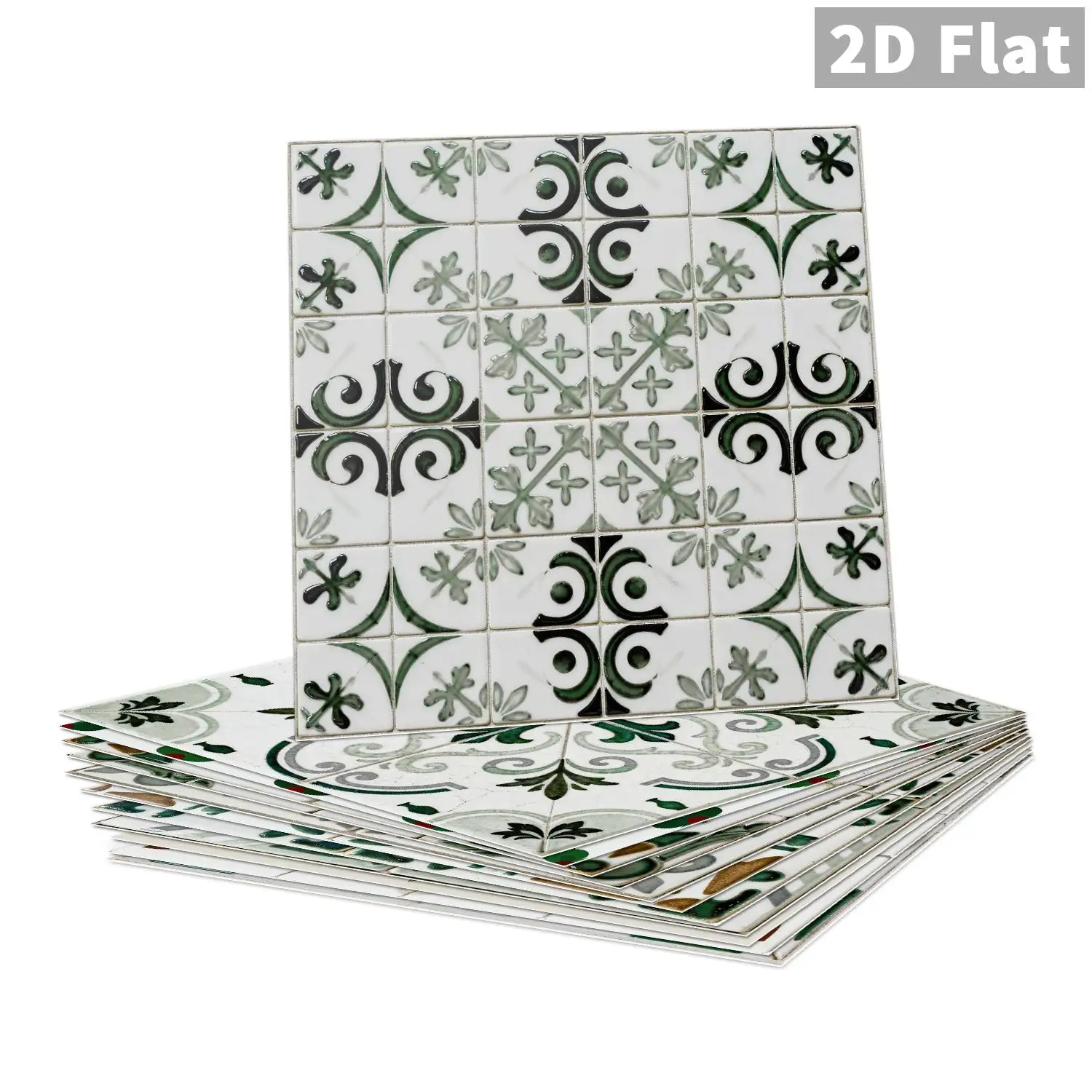 

Retro floral tile decal, 36 waterproof self-adhesive wall stickers, suitable for splash proof kitchen and bathroom walls