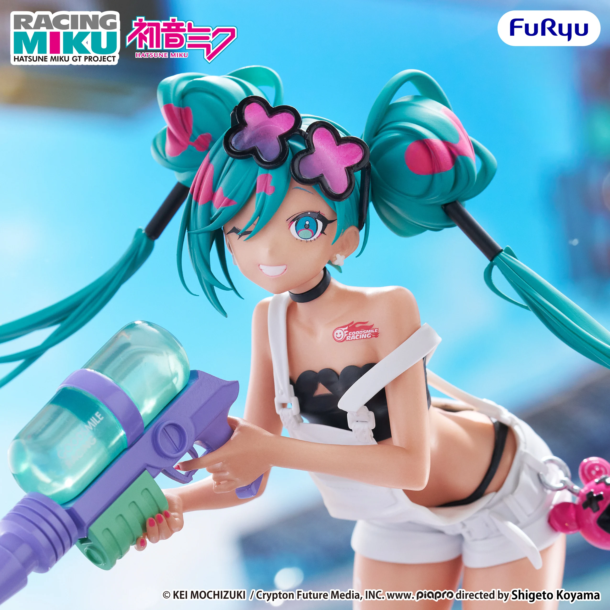 

Genuine Furyu Hatsune Miku Anime GT Project Muchute Racing Miku 2025 Sepang ver PVC Action Figures Model Collection Figurine