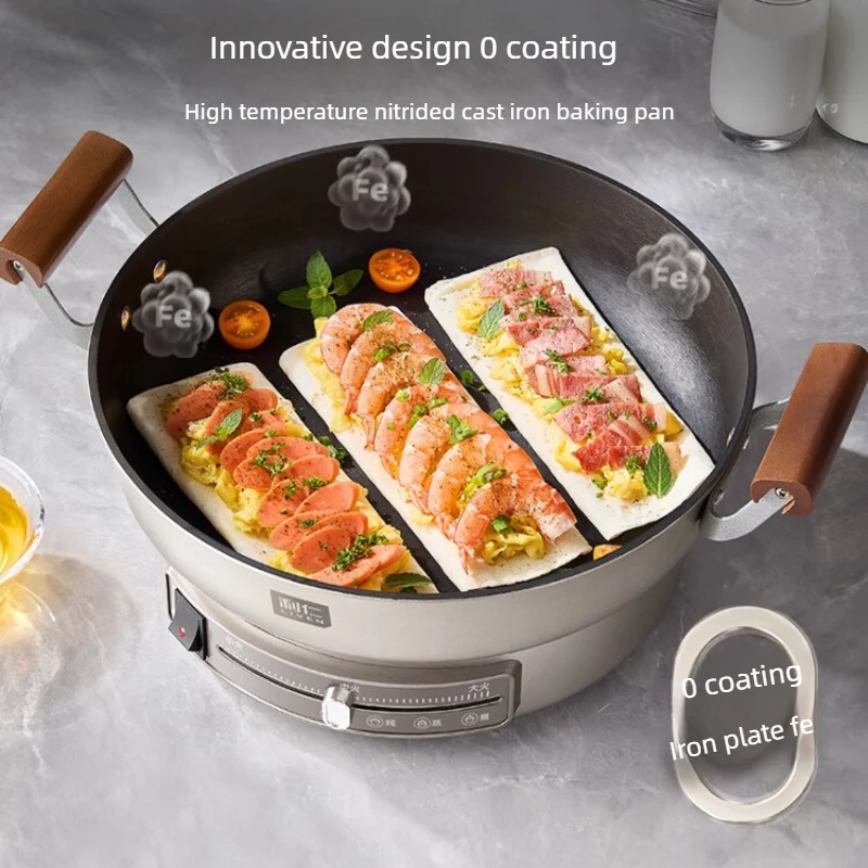 Wajan Panggang Besar 32cm, Waj - Cast Iron Skillet ulasan dan harga
