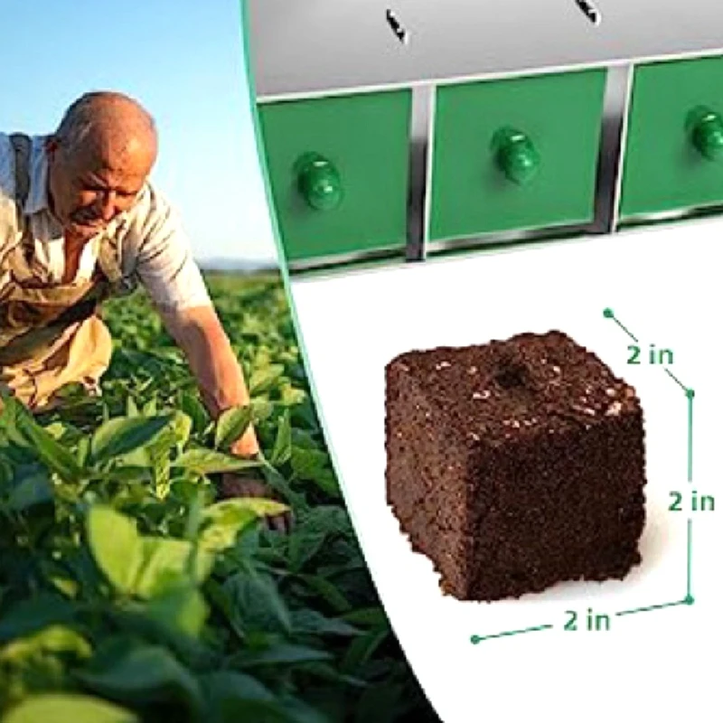 Soil Block Maker Soil Blocking Tool Handheld Soil Blocker With Dibbles Dibbers For Garden Prep Seedling Soil Block Maker